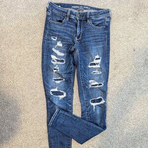 American Eagle Jeans Size 4 Long Fot